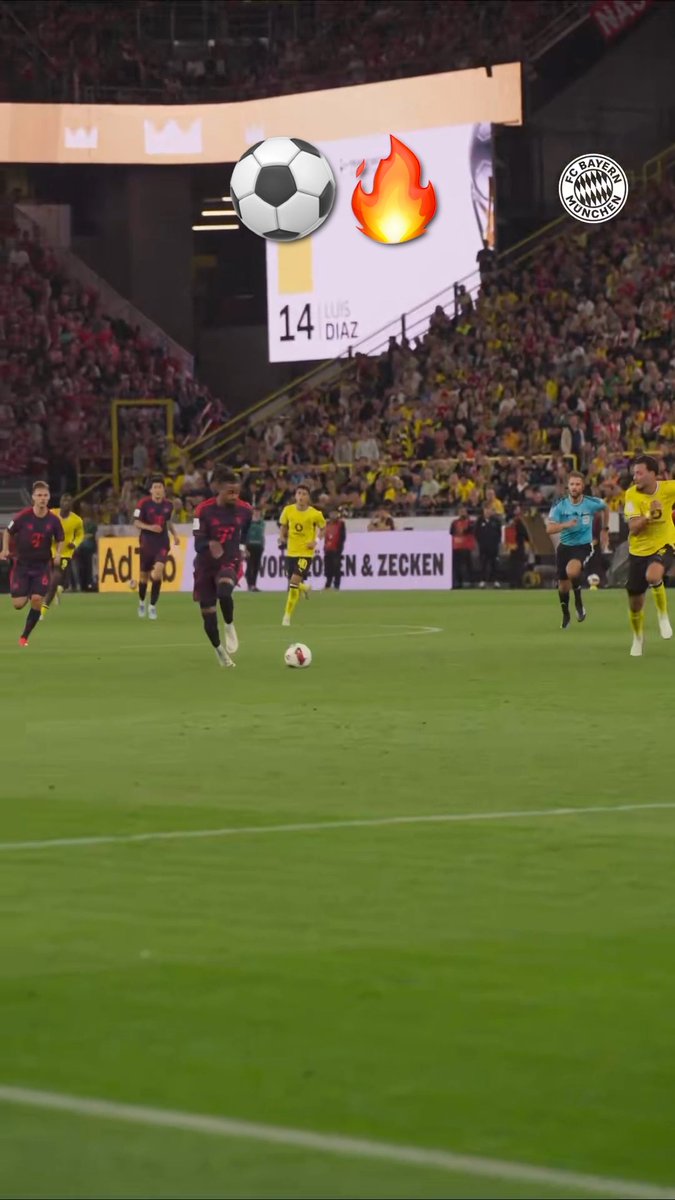 Olise se inventó un golazo para darle el triunfo al Bayern en la Supercopa Alemana.⚽️🔥 (Vía @@fcbayernes/ig)