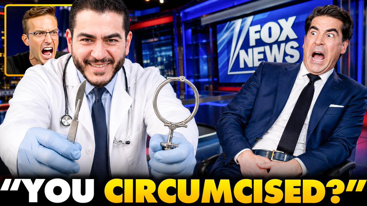 Muslim Dem Rising-Star Demands To Know if Fox News Host is CIRCUMCISED Live On-Air: 'Show Me NOW!' Abdul El-Sayed shocked Jesse Watters after asking if he’s circumcised during a disastrous exchange over sex-change procedures for minors. Apparently circumcision equals castration. To make matters worse Abdul was making excuses for why child predators should not be deported.. I've never seen more of a nightmare interview. Shout out to Jesse Watters for doing a phenomenal job!
