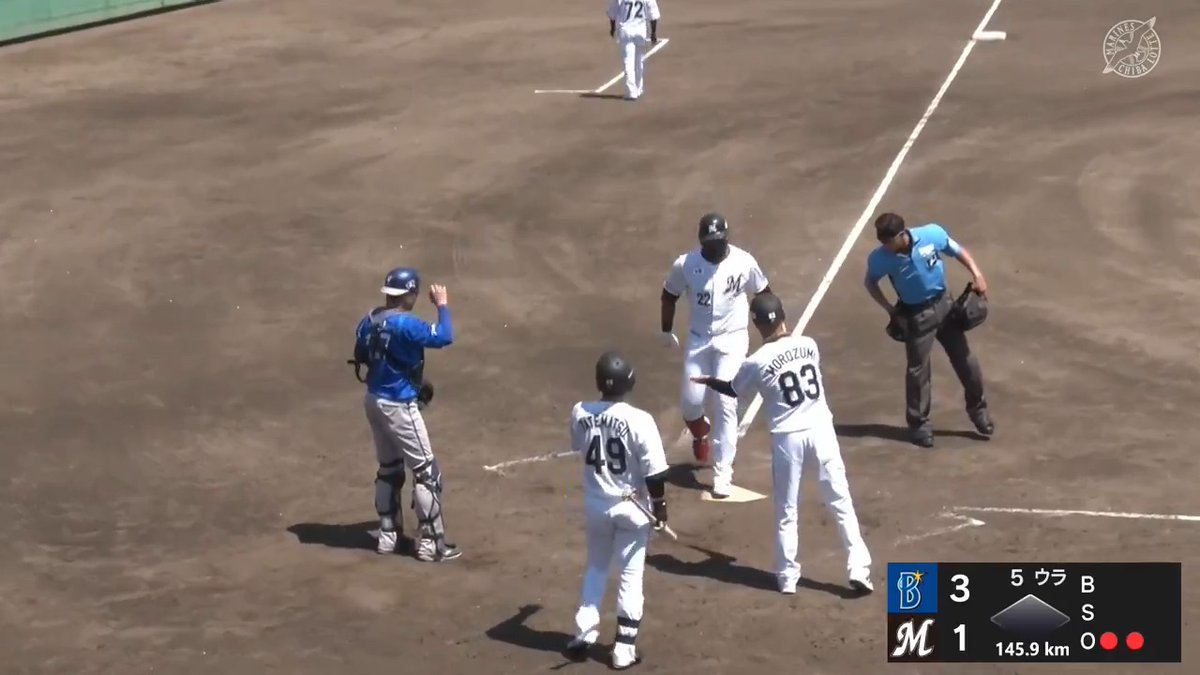 これぞ弾丸ライナー これで3試合連続打点 ポランコ ファーム第7号ホームラン ⚾️ロッテ×DeNA(ファーム) #イージースポーツ #chibalotte #だったらDAZN