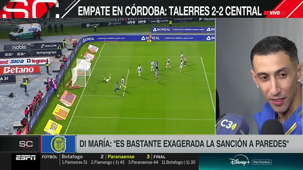 😆 "LES MOSTRÉ QUE TENGO BUENOS CUADRÍCEPES, NADA MÁS." Fideo Di María se refirió al cruce que tuvo con los hinchas de Corinthians en Brasil.
