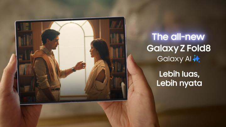 RT & Reply sebanyak-banyaknya, menangkan 1 Galaxy device!🙌🏻 Tonton videonya & reply tweet ini sebanyak-banyaknya dengan "Serunya nonton di #GalaxyZFold8 yang punya layar imersif dengan rasio 4:3. Bikin nonton film terasa lebih nyata😍 #FoldTheDoubt #FoldIntoTheScene" #GalaxyAI