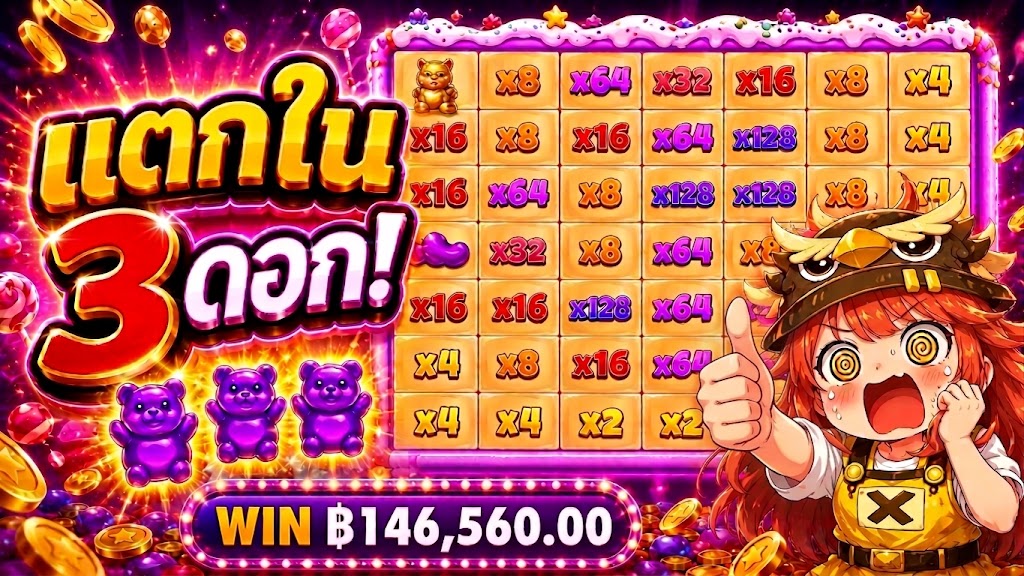 แตกในไป 3 ที! | Sugar Rush 1000