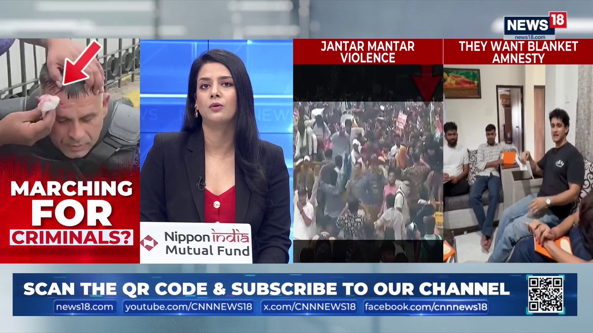 #BreakingNews | The Cockroach Janta Party plans a march in Delhi on September 5, demanding accountability from the government over unfulfilled promises. Amidst ongoing tensions, discussions arise about the treatment of protesters, police violence, and the rule of law in handling dissent Mohandas Pai, Chairman, Aarin Capital shares insights #JantarMantar #CJP #StudentsProtest #Delhi | Shivani Gupta