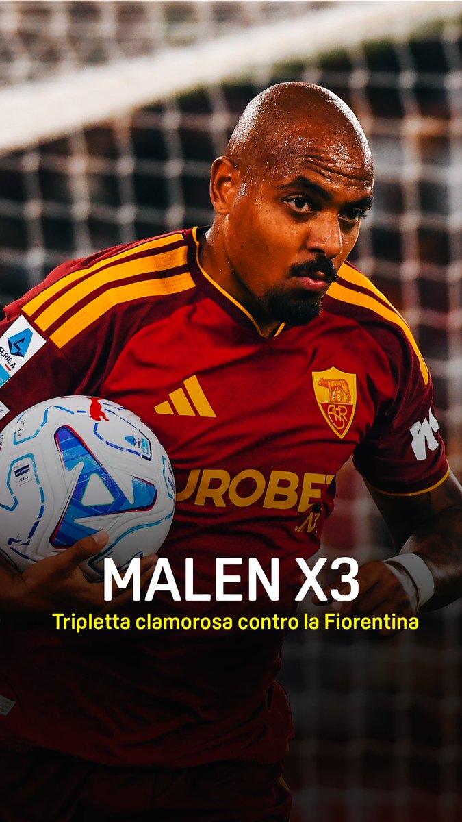 ๐๐๐๐๐๐ ๐๐๐, ๐๐๐๐๐๐ ๐๐๐ ๐คฉ๐คฉ Malen ne fa 3 โฝ๏ธโฝ๏ธโฝ๏ธ #RomaFiorentina #SerieAEnilive #DAZN