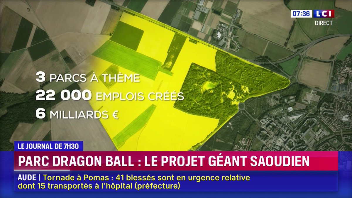 🇫🇷🤝🇸🇦 La France et l'Arabie saoudite vont construire un parc "Dragon Ball" près de Paris pour un montant total de 6 milliards d'euros