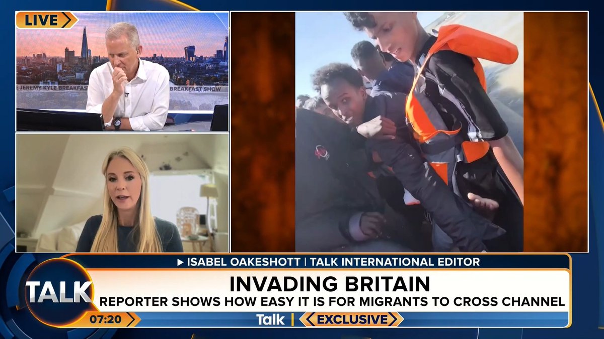 🚨🚨🚨"If they think our actions were RECKLESS, why have they asked for a meeting to share OUR INTELLIGENCE?" Isabel Oakeshott addresses Labour on Talk's exposé crossing the channel. "What is reckless is importing tens of thousands of people, we have NO idea who they are!"