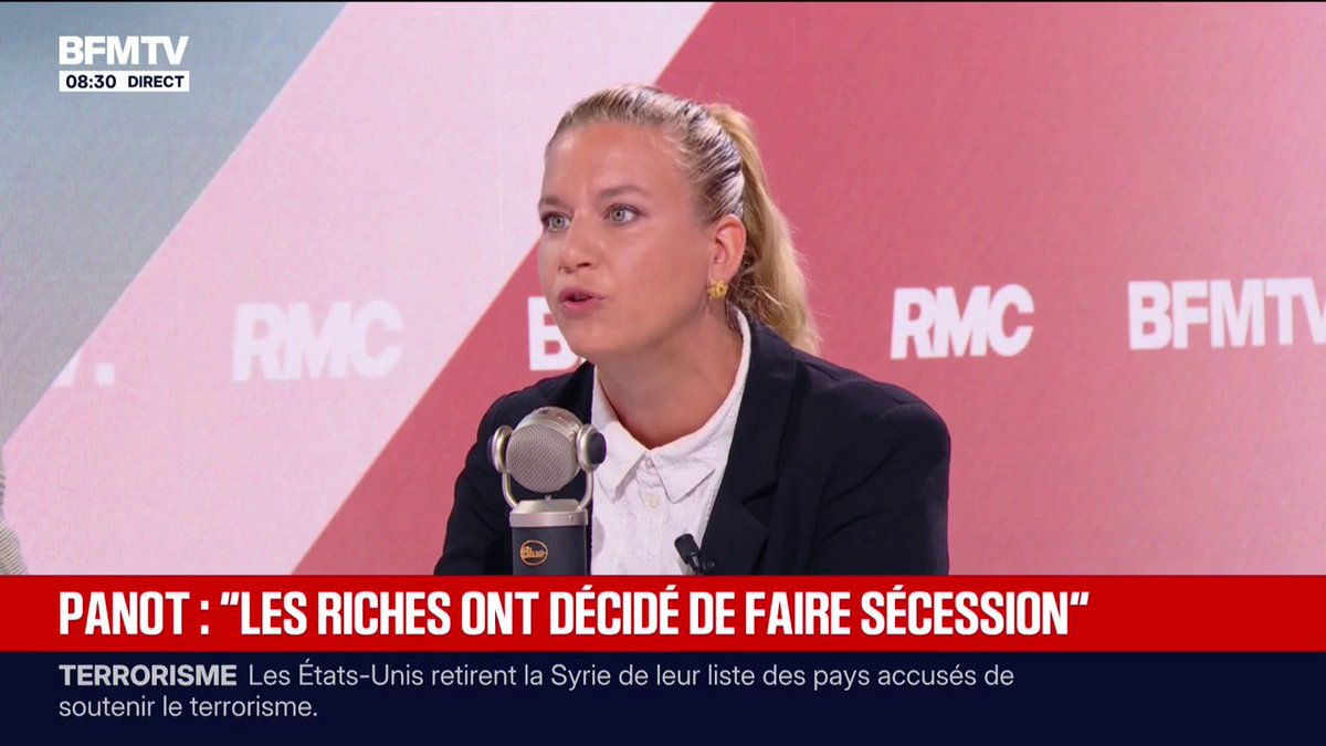 "Les riches ne participent plus à la solidarité nationale, [...] à partir de 12 millions d'euros (d'héritage), nous prendrons tout", déclare Mathilde Panot