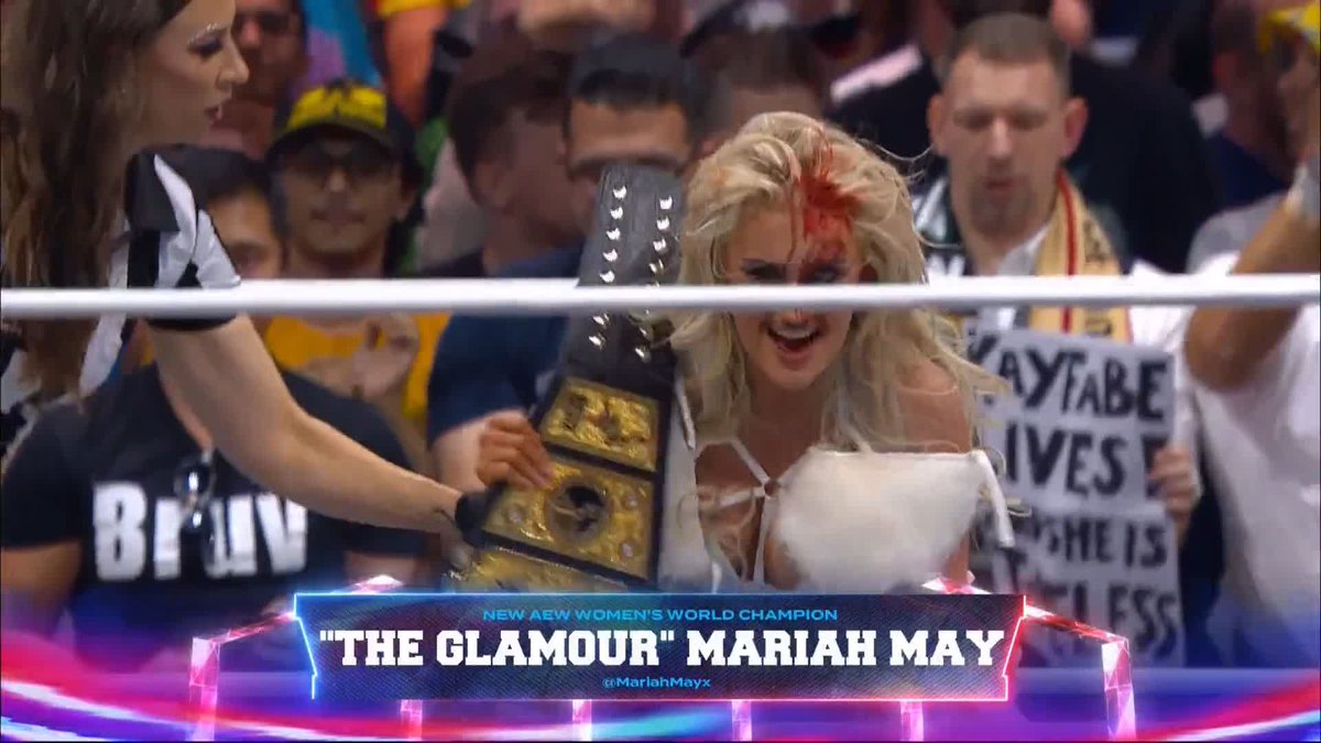 2 years ago today in her home of England, Mariah May defeated “Timeless” Toni Storm to become the 9th AEW Women's World Champion.