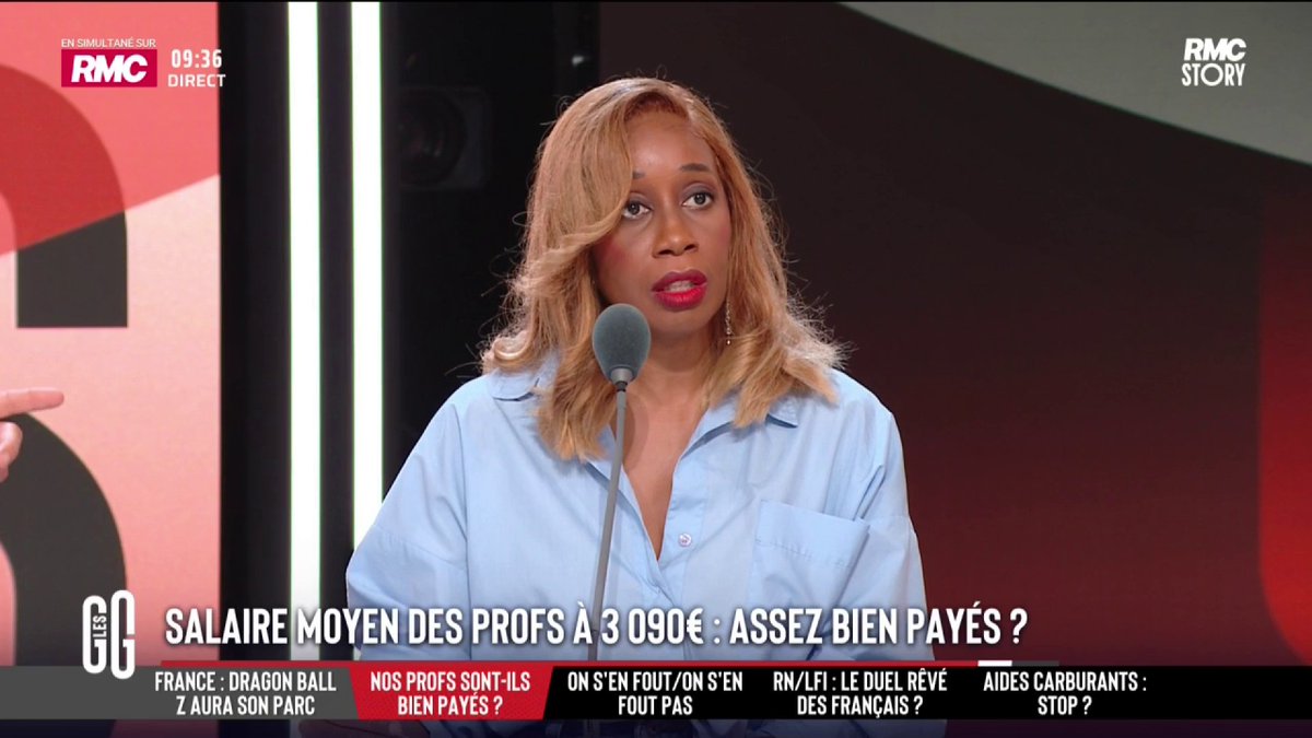 💰 "Un prof en France commence à 31.000 € l'année, en Allemagne, c'est 75.000 €." 🗣️ Joëlle Dago-Serry : "C'est le métier le plus prestigieux au monde. Il n'y a pas de métier au-dessus. Et aujourd'hui je ne vois absolument pas les profs comme des privilégiés." #GGRMC