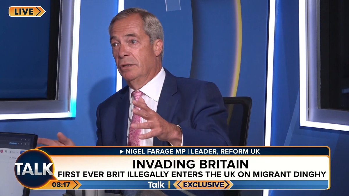 🚨🚨🚨"This is two governments colluding and allowing a CRIMINAL TRAFFICKING ENTERPRISE" Nigel Farage responds to the revelation in Talk's exclusive that the French escort smugglers BACK TO SHORE once they get the boats started on course. Nigel Farage | Jeremy Kyle