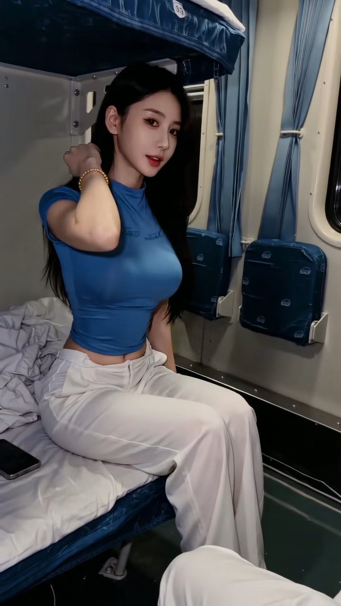 火车模也是车模🚞 这个身材也是火车级了吧