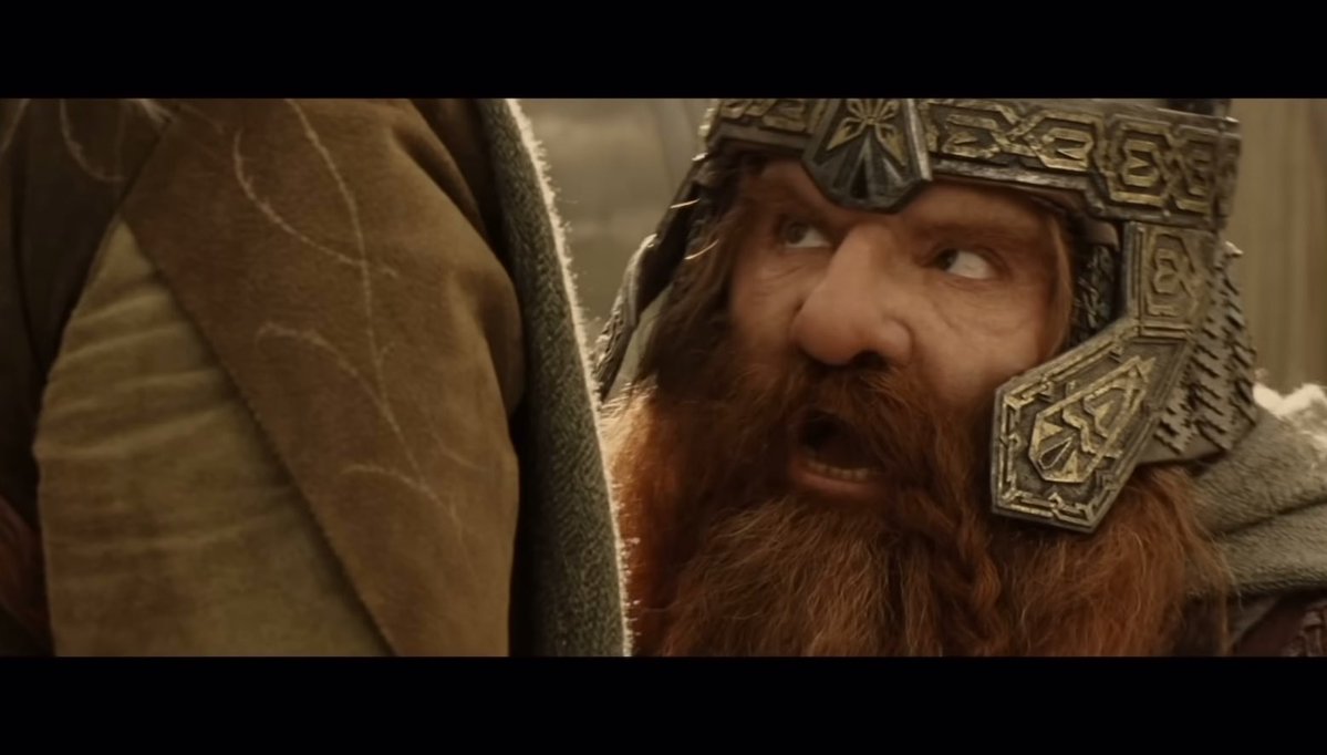 Ngl it has always disappointed me a bit how the dwarves are such a nonexistent presence in the story of LOTR when it’s meant to be about all the three races coming together to defeat Sauron Aside from Gimli &amp; Legolas, it’s basically just men that play a role in the final movie