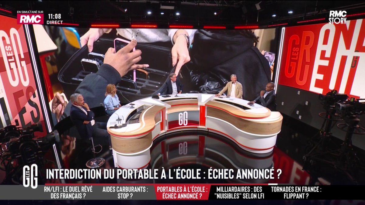 📵 Interdiction du portable à l’école. 🗣️ Abel Boyi : "À partir du moment où physiquement l'élève peut avoir son téléphone dans l'enceinte de l'établissement, c'est qu'il n'est pas interdit. Ils nous prennent pour des c*ns ou quoi ? Ils ont bac +50 eux ?" #GGRMC