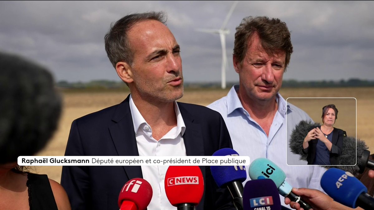 🔴 🗣 Présidentielle 2027 : "La transformation écologique est l'axe majeur de notre projet. Dès la prise de pouvoir, nous engagerons les 100 jours de la révolution écologique", déclare Raphaël Glucksmann, député européen Place publique et candidat à la présidentielle. #canal16
