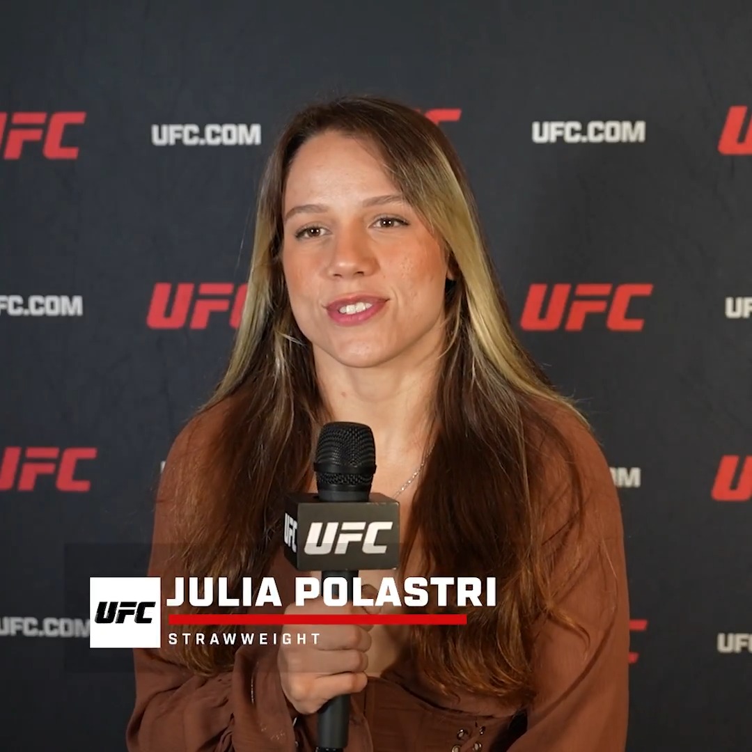 "I think the better way to be seen, especially in this fight, is by being myself." Julia Polastri (Julia PSYCO Polastri) talks the lessons learned from her last matchup and how it will translate into her fight at #UFCShanghai Fight by Fight Preview ➡️