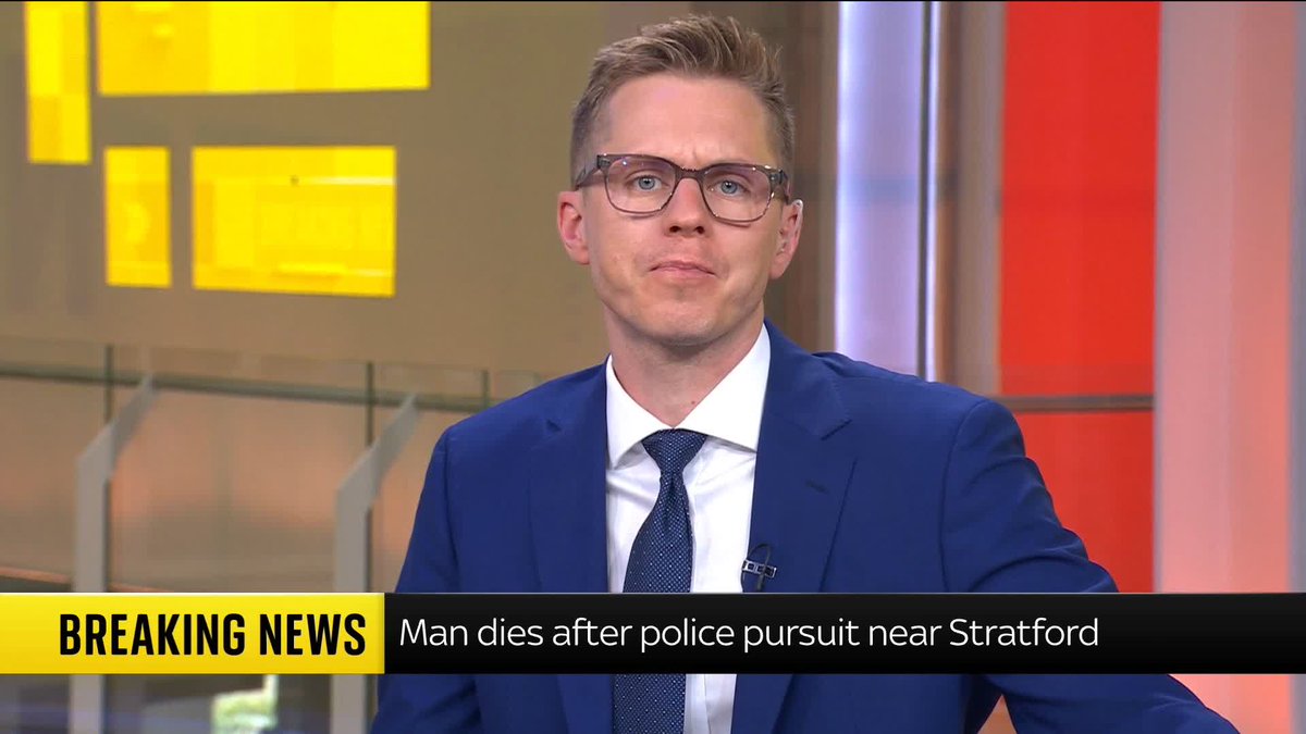 BREAKING: A man has died and a woman is critically injured after a pursuit involving a police vehicle and a car near Stratford, according to Warwickshire Police. 📺 Sky 501 and YouTube
