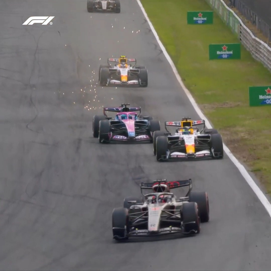 Lindblad ⚔️ Hulkenberg ⚔️ Gasly ⚔️ Tsunoda Making moves in the middle of the field! 😮💨 #F1 #DutchGP