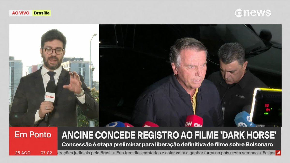 Polícia Federal terá acesso a dados de ONG ligada ao "Dark Horse". Agentes suspeitam que foi usado dinheiro de emenda parlamentar no financiamento do filme. ➡️#GloboNewsEmPonto de segunda a sexta, às 06h30, na #GloboNews #DarkHorse