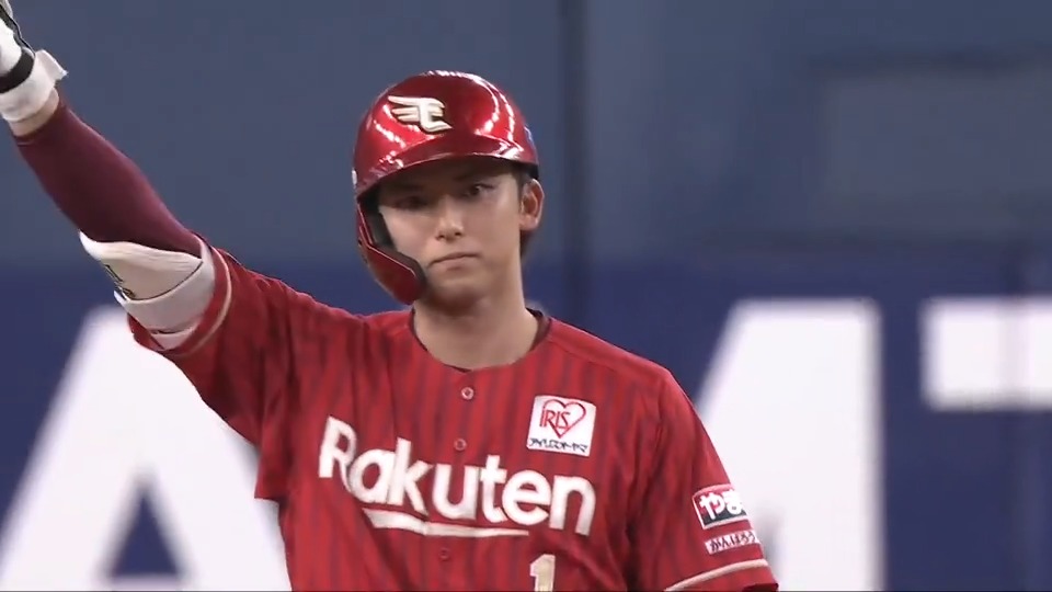 【6回表:B 1-2 E】 #宗山塁 選手の2点タイムリーツーベースヒットで逆転! #RakutenEagles #強鷲革新