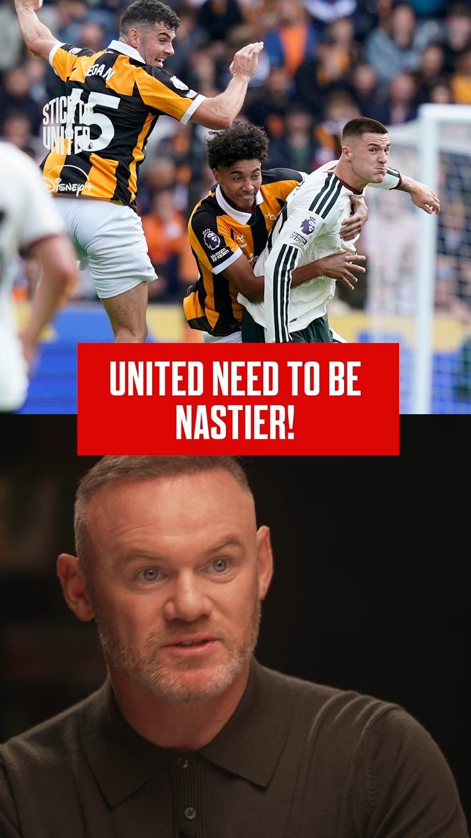 "You've got to be horrible on a football pitch!" 😤 Are Man United missing a bit of spite? Wayne Rooney