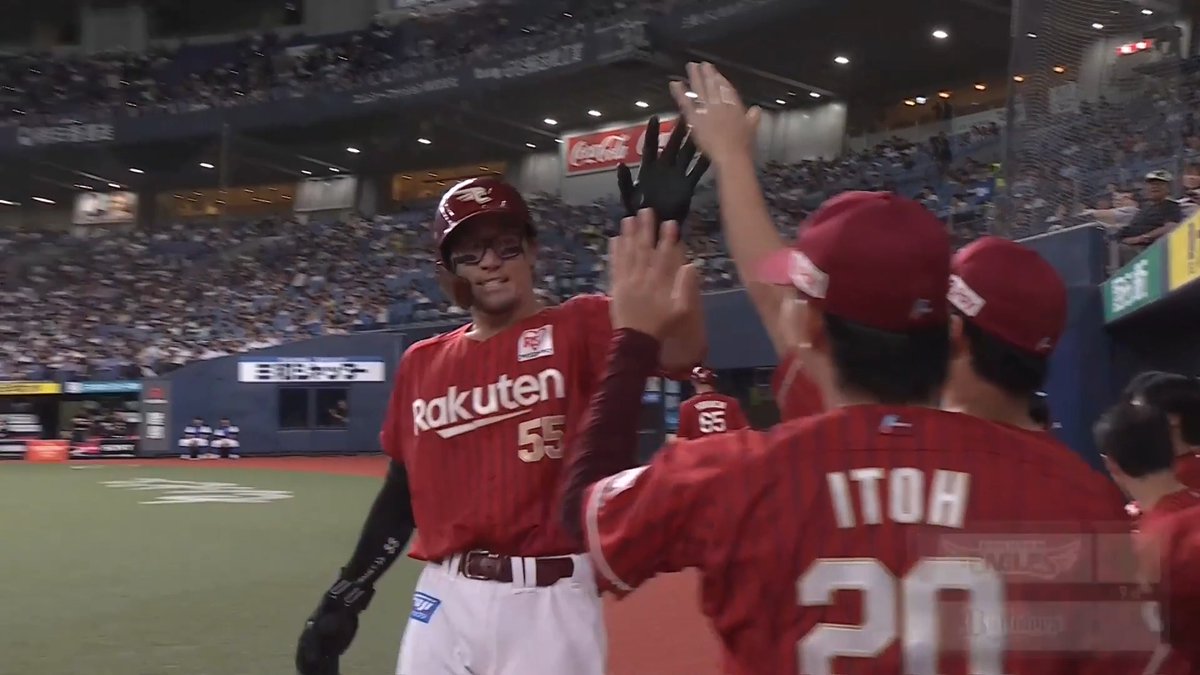完璧に捉えた打球はあっという間にスタンドへ!🔥🔥 東北楽天 YG安田 選手の今シーズン5号ソロホームランで追加点を挙げる!🌈