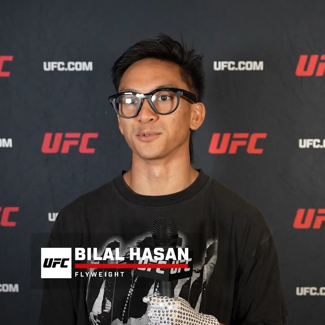 "It's everything I envisioned it to be." Bilal Hasan reflects on the past several weeks of his career as he prepares to make the walk in his debut at #UFCShanghai More ➡️