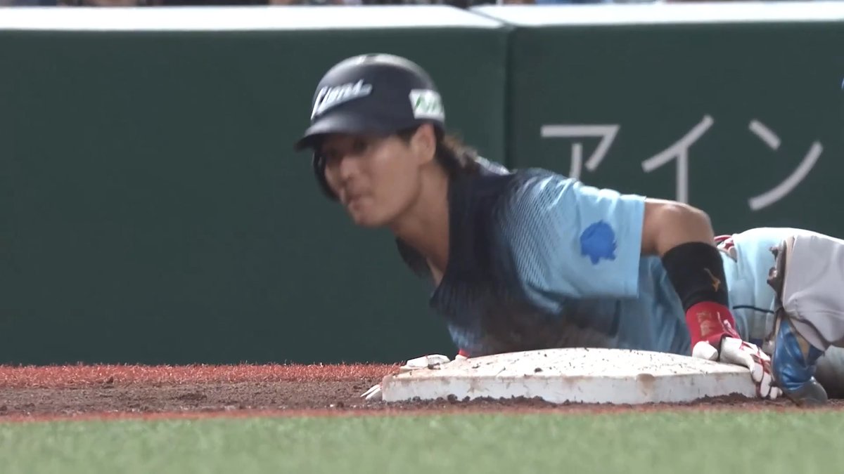 #仲田慶介 選手が今日3打点目！ 再び適時三塁打を放ち、試合終盤にリードを広げます！ #seibulions #打破 #圧倒的至近距離 #アオフェス2026