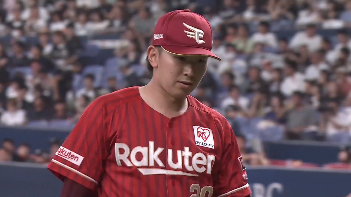 【試合終了:B 1-5 E】 #伊藤樹 選手 5回1失点、プロ初勝利! #RakutenEagles #強鷲革新