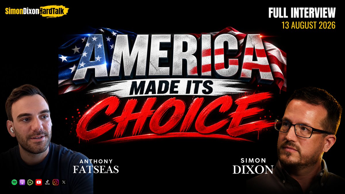 ▶️ FULL INTERVIEW: Why the Dollar’s World Reserve Status Is Being Sacrificed | Simon Dixon on WTFinance w/ Anthony Fatseas. Read the blog: