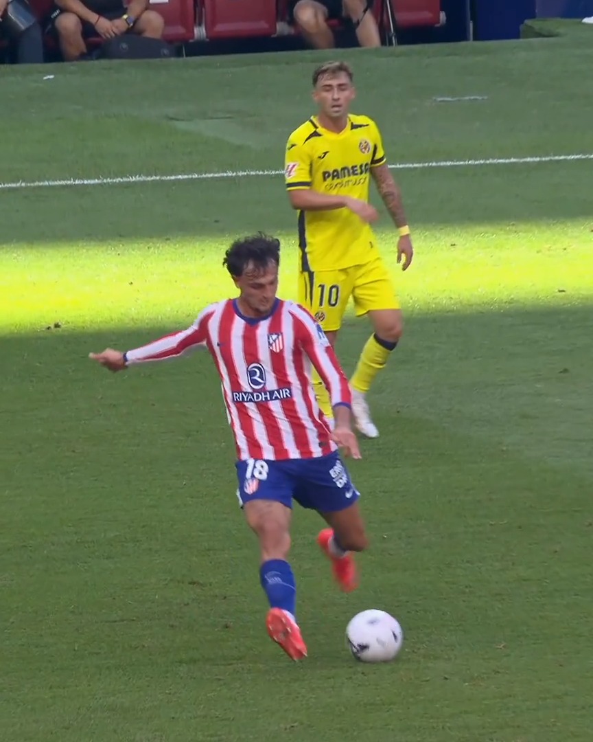 😉 ¡Esta no la viste venir! 😱 El golazo de Marc Pubill ante el Villarreal que enloqueció al Metropolitano.