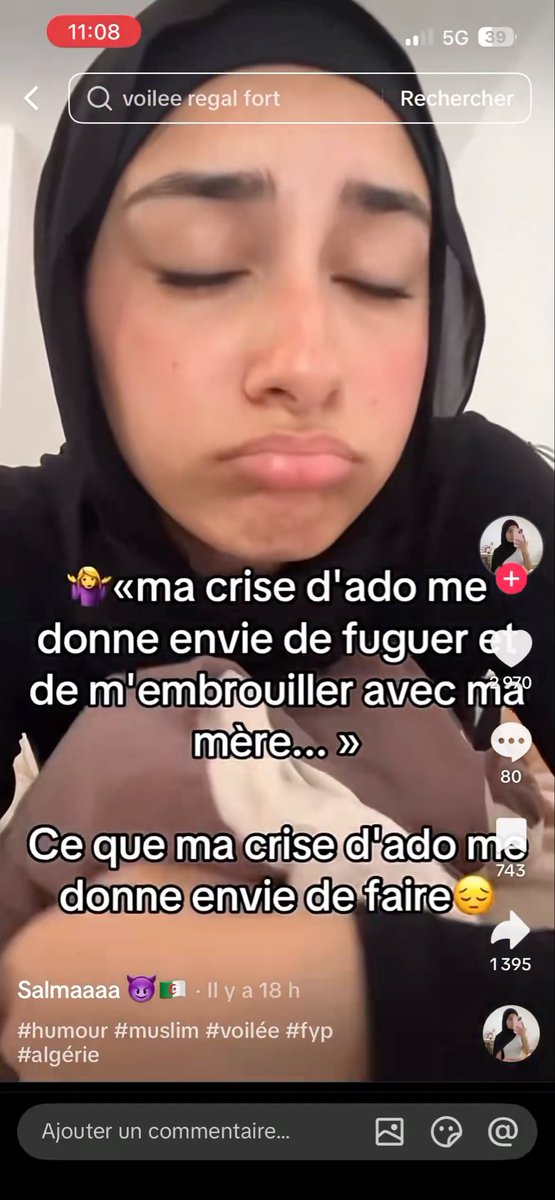 Les voilées sur Tiktok elle sont déchaînés c’est pas possible 💀🔨