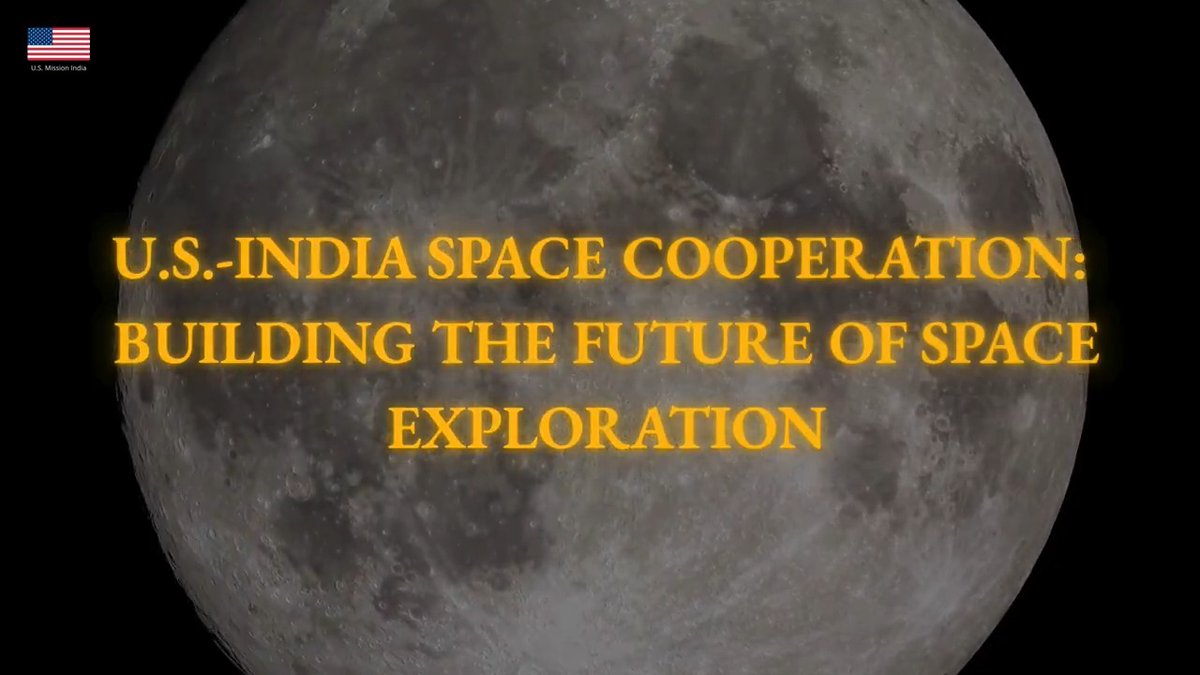 The U.S.-India space partnership continues to reach new heights! From groundbreaking missions like NISAR and Axiom to deeper collaboration in science, technology, and exploration, our nations are unlocking bold new possibilities for generations to come.