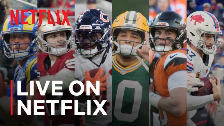 Ini dia keseruan NFL yang bakal disiarkan live di Netflix! 🇦🇺 49ers vs. Rams. Week 1 langsung dari Melbourne. 🦃 Packers vs. Rams. Game spesial Thanksgiving Eve yang pertama. 🎄 Christmas Gameday: Packers vs. Bears dan Bills vs. Broncos. 🔥 Week 18. Persaingan menuju playoff makin panas. 🏆 NFL Honors. Momen penghargaan untuk para bintang NFL.