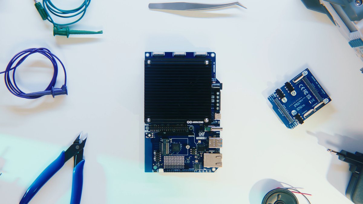 The wait is over! Meet Arduino VENTUNO Q, where AI takes action. 💬 Run local LLMs like Qwen 3, Gemma 4, and Qwen 3 VLM directly on the board 🧠 NPU + CPU + GPU +MCU: Qualcomm Dragonwing IQ-8275 with up to 40 dense TOPS of AI performance and STM32H5 microcontroller for real-time control 🗄️ 16 GB RAM + 64 GB eMMC + expandable storage 🪁 Linux-powered, pre-loaded with Ubuntu OS + Zephyr RTOS 🛠️ Build AI faster using Arduino App Lab, Hugging Face, Edge Impulse, and Qualcomm AI Hub 💨 Move seamlessly from prototype to production through Works with Arduino Certification Program The first batch won’t last. Pre-order your VENTUNO Q with a free power supply and USB-C cable included! Get ready to enter a new era of Physical AI: