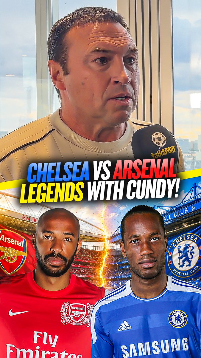 ⚽ Chelsea vs Arsenal LEGENDS with Jason Cundy 🔵 🔴 #Chelsea #Arsenal #PremierLeague #JasonCundy