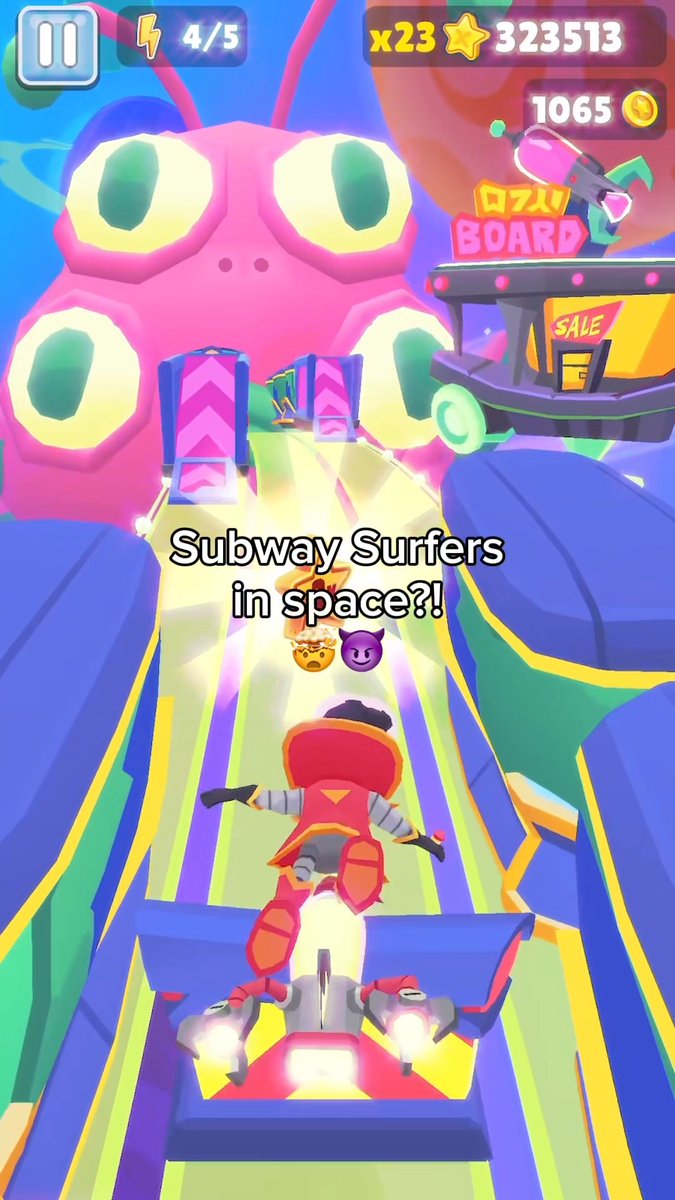 go play the new Cosmic Crossroads update in Subway Surfers now #subwaysurfers