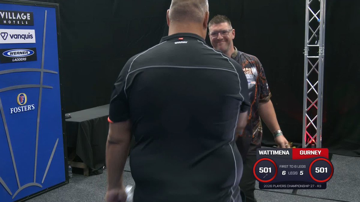 WATTIMENA WINS THE DECIDER! Jermaine Wattimena is through to round four, as the Dutchman clinches the decider and beats Daryl Gurney 6-5! 📺 #PC27