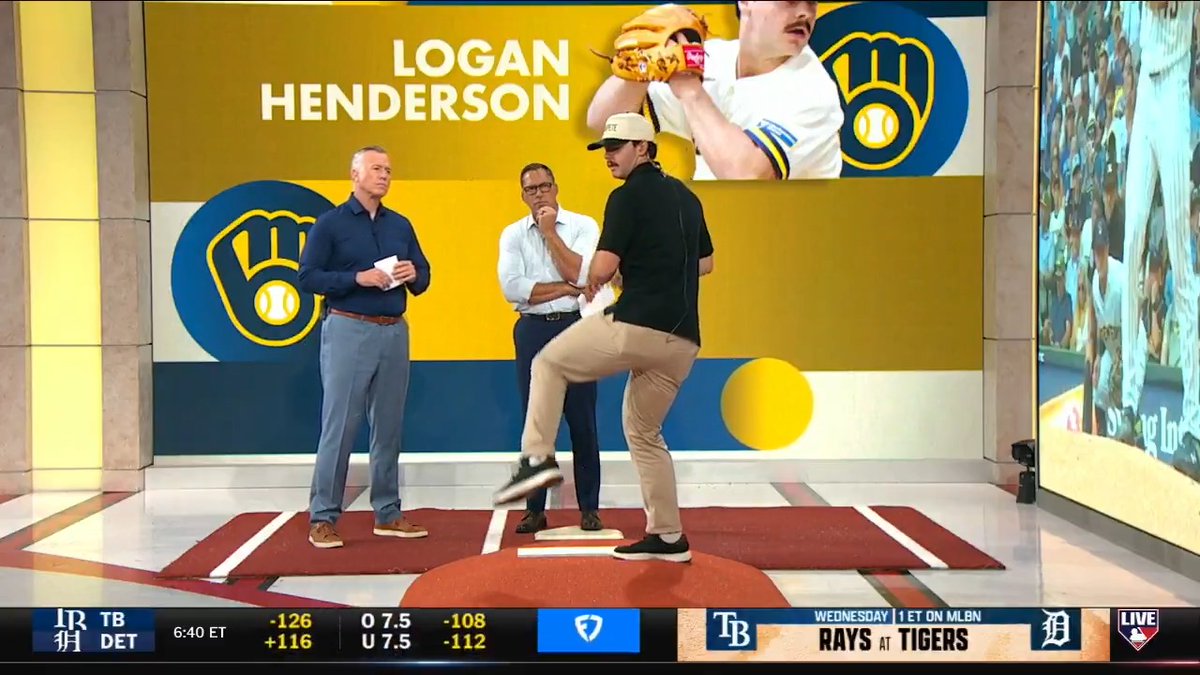 Logan Henderson has the third lowest ERA among pitchers since he made his MLB debut (min. 18 GS) 📊 The Milwaukee Brewers right-hander broke down his mechanics and development as a pitcher in Studio 21.