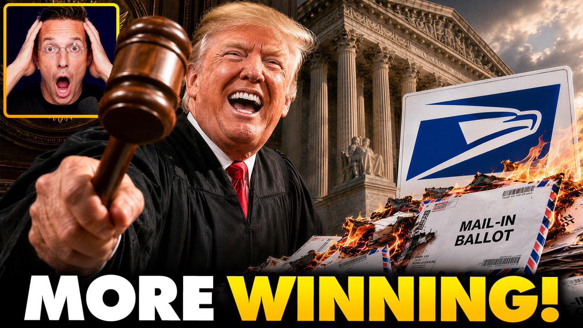 MASSIVE Supreme Court Victory: Trump's Mail in Ballot Ban Wins After Court Strikes Down Injunction Blocking it, Citizen ONLY Voting | Obama PANICS The Supreme Court lifted a Obama Judge's block on Mail-in-ballot tracking. Ensuring ballots are only sent to American citizens and registered voters. This means mail-in-ballots can no longer be mailed out in mass and mailed to illegal aliens. President Trump is delivering on what we voted for... This is a HUGE win for election integrity.