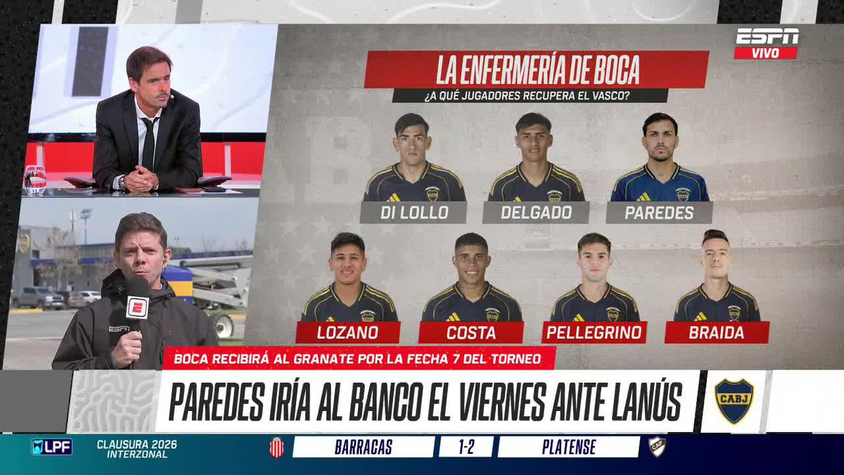 🚨 #AHORA - ¡JUAN BARINAGA JUGARÁ EN RACING! Informa Diego Monroig que el lateral derecho dejará Boca y se irá a la Academia a préstamo por un año y con opción de compra. 📺 #ESPNF12 | #DisneyPlus Plan Premium