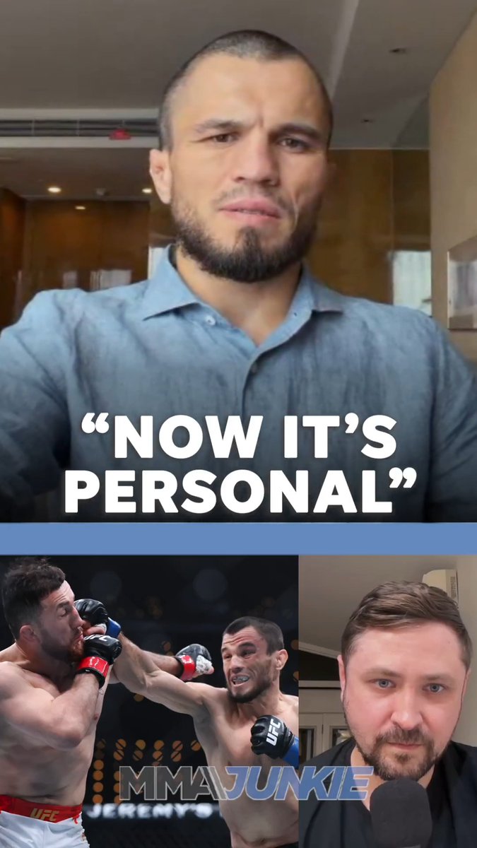 Umar Nurmagomedov says his beef with Merab Dvalishvili is now “personal for all of Dagestan” 😳 "I will fight with Merab, if he will win or if he will lose (at UFC 333)." (via Mike Bohn)