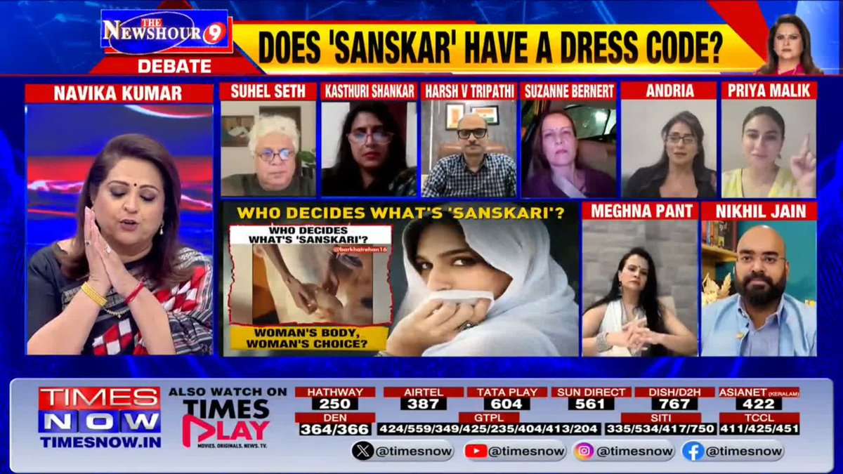 Kriti Vs Kangana Over A Rakhi Ad Kangana Ranaut said Kriti Sanon was wearing 'bikini,' whereas she was just wearing a deep neck dress...: Nikhil Jain @TheNewshour | @Navikakumar