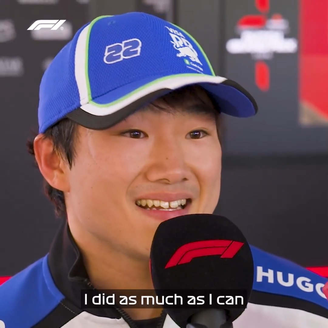 Great to see you back out there, 角田裕毅/Yuki Tsunoda 💙 #F1 #DutchGP