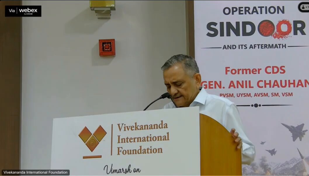 Unless Mecca Pact (Pakistan Saudi Turkiye Defence Pact) says "it is not against India, we must assume it is against India", says former Indian CDS Gen Anil Chauhan; Points, "it has major security implications for India" Vdo Csty: VIF