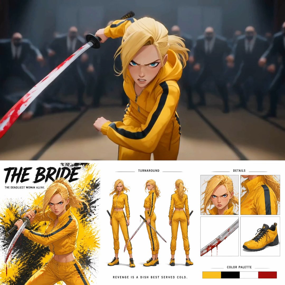 I recreated the Crazy 88 fight in anime ⚔️ Seedance 2.0 + GPT Image 2 Prompt👇🏻