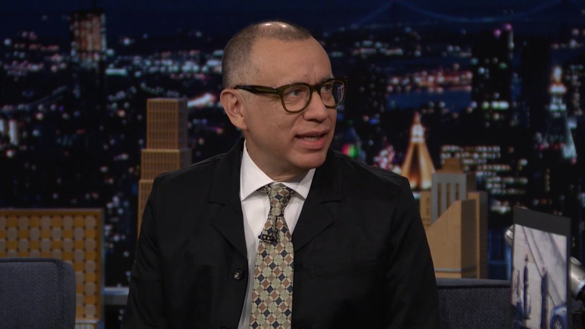 Fred Armisen was impressed with how well he got into character as Uncle Fester after seeing a video of himself taken by paparazzi 🤣 Wednesday Addams #FallonTonight