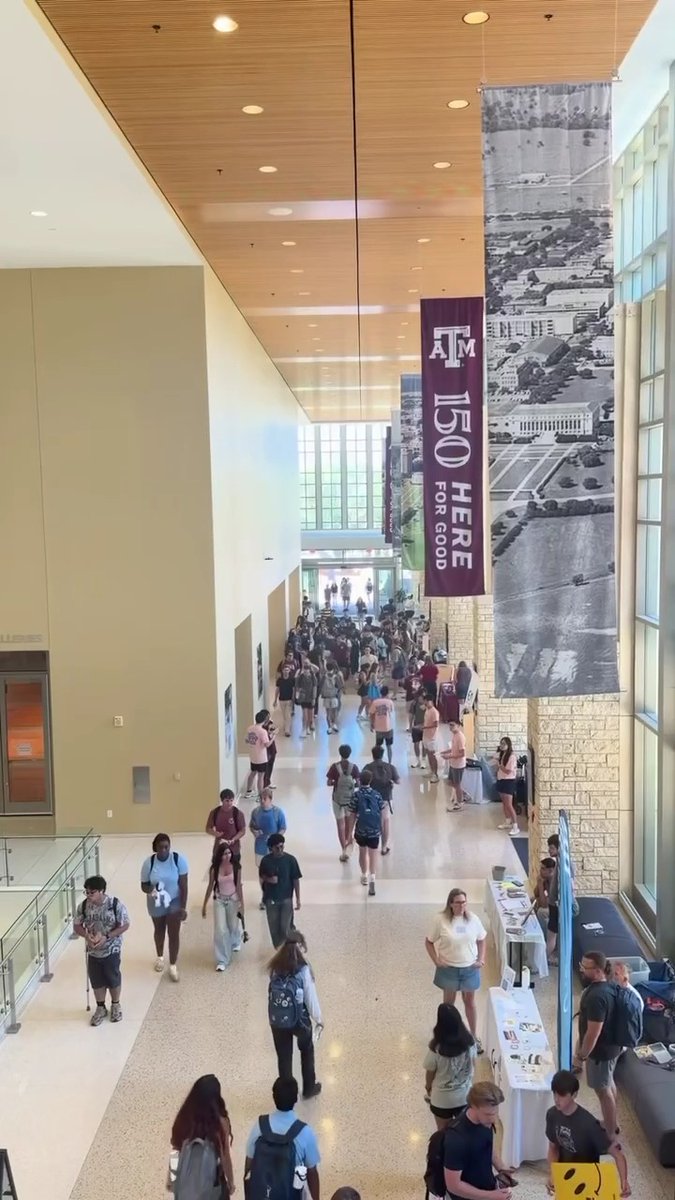 There's nothing like watching Aggieland come back to life on the first day of class. Welcome back, Aggies!