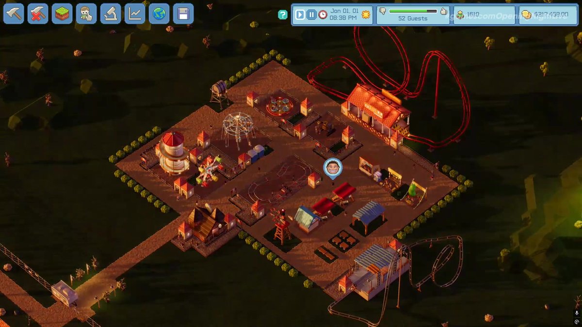 Do you have what it takes to become the next great Roller Coaster Tycoon? This is Roller Coaster Tycoon Wonderworks. #OpeningNightLive