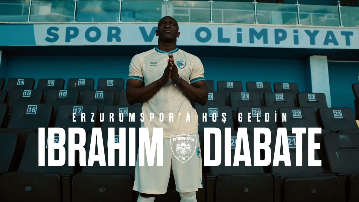 Erzurumspor’umuza hoş geldin, Ibrahim Diabate! 🔥