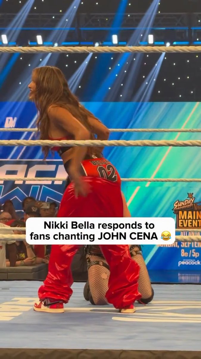 it’s been 8 years. stop disrespecting nikki bella with the 'cena' chants…